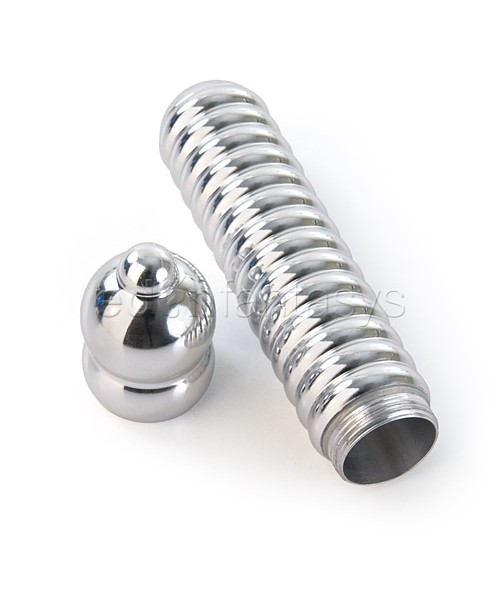 Beaded aluminum bullet