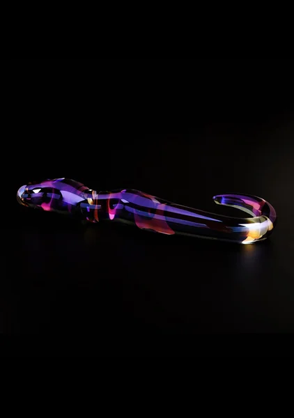Blue Flame Curved Glass Dildo — image 5 of 6