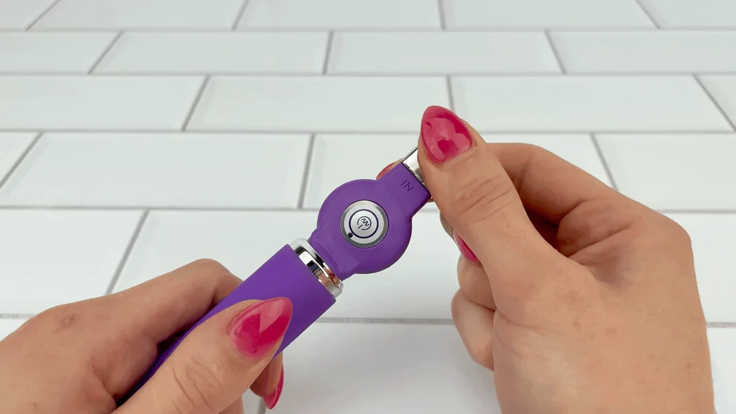 Rechargeable Purple Vibrator — image 2 of 10