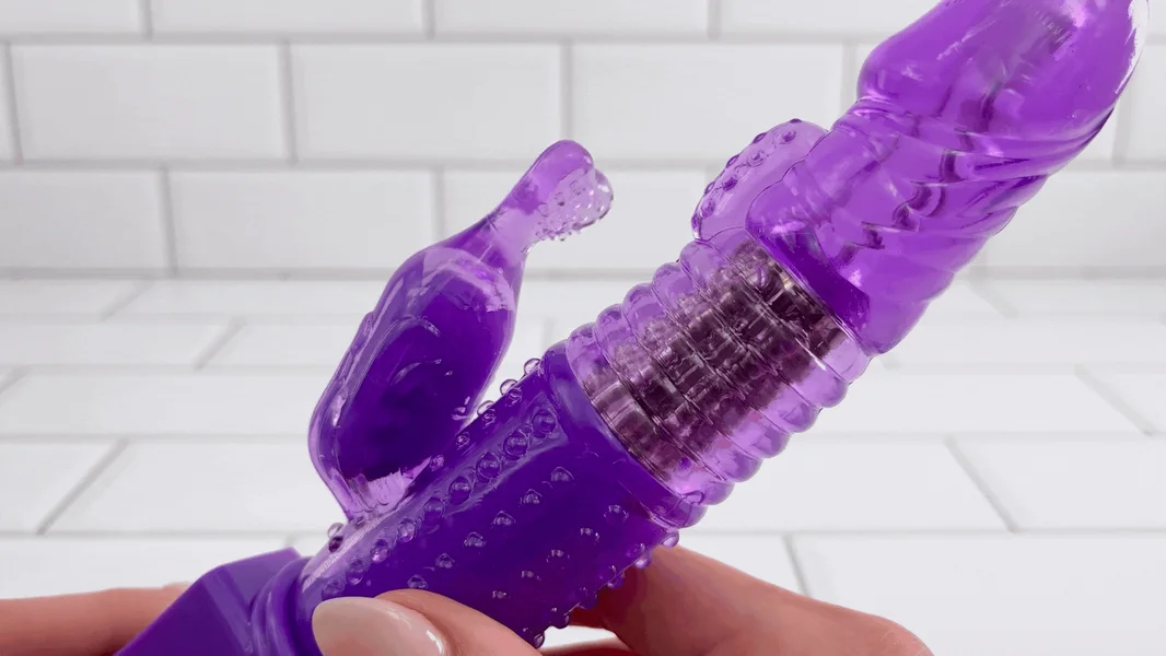 Ribbed Rotating Rabbit Vibe — image 6 of 18