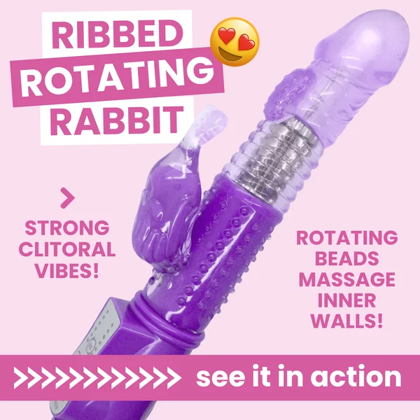 Ribbed Rotating Rabbit Vibe — image 18 of 18