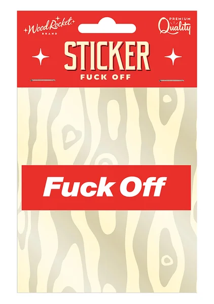 Fuck Off Sticker — image 2 of 2