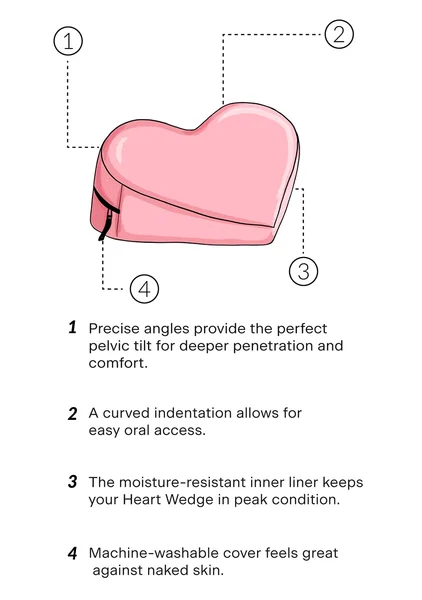 Liberator Fur Heart Wedge — image 7 of 8