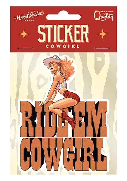 Ride Em Cowgirl Sticker — image 2 of 2