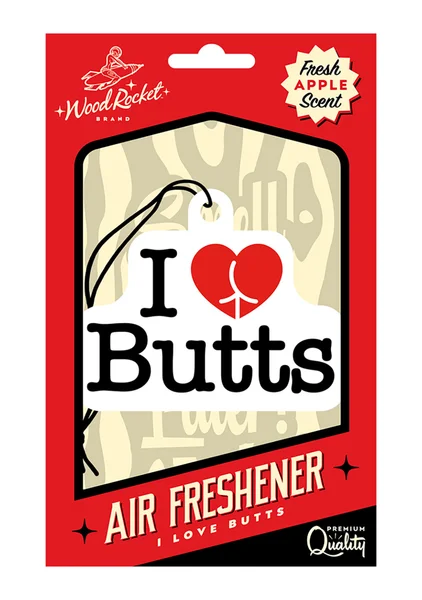 I Love Butts Air Freshener — image 2 of 2