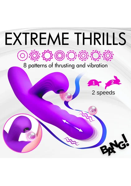 Bang! Thrusting and Sucking Rabbit Vibrator — image 2 of 9