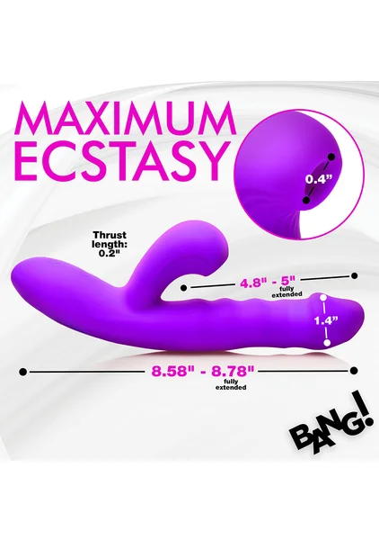 Bang! Thrusting and Sucking Rabbit Vibrator — image 7 of 9