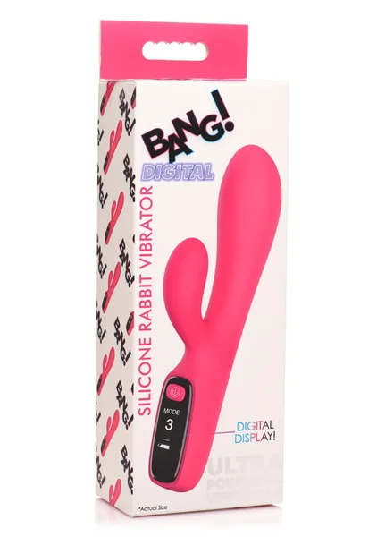 Bang! Digital Silicone Rabbit Vibrator — image 7 of 8