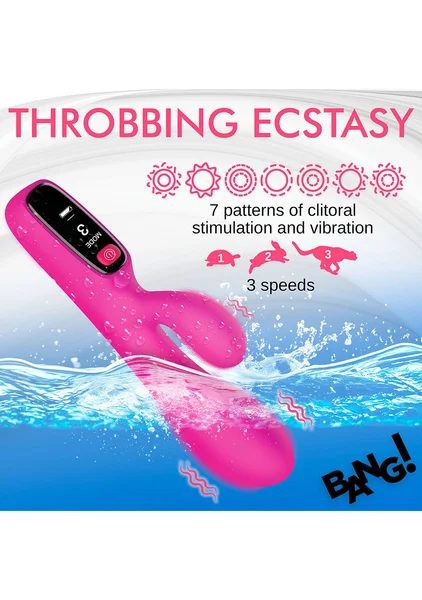 Bang! Digital Silicone Rabbit Vibrator — image 4 of 8