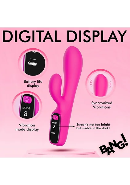 Bang! Digital Silicone Rabbit Vibrator — image 2 of 8