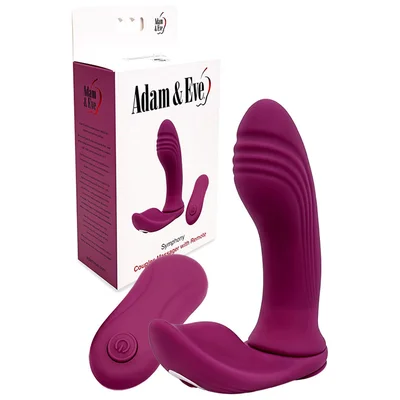 adam and eve symphony 5 interchangeable couples massager with remote