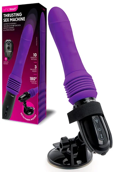 Whipsmart Thrusting 9" Sex Machine With Hands Free Suction Mount — image 7 of 12
