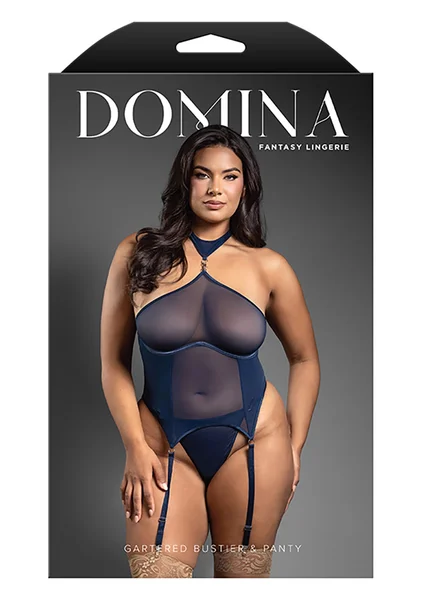 Gartered Bustier and Panty - Queen Size — image 4 of 4