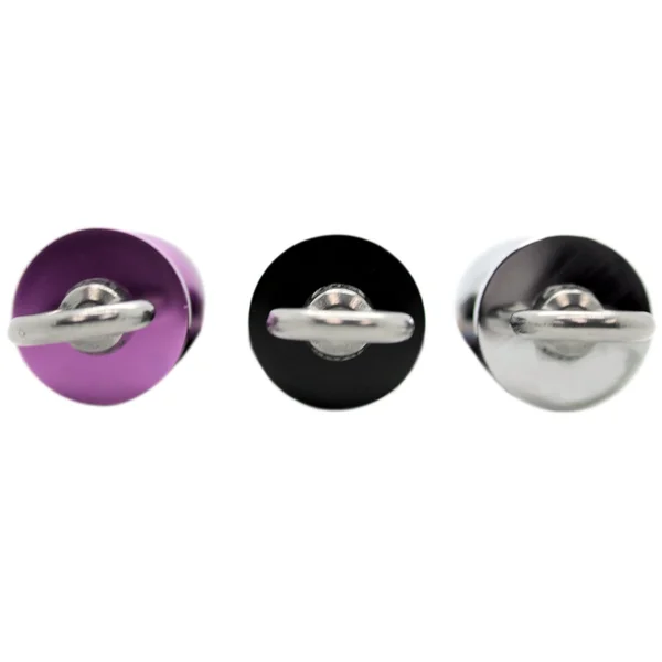 Weighted Metal Bulbed Anal Plug With Pull Ring - You'll feel the quality — image 6 of 6