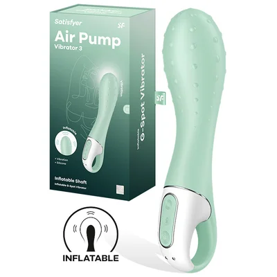 satisfyer air pump vibrator 3 82 inflatable g spot vibrator
