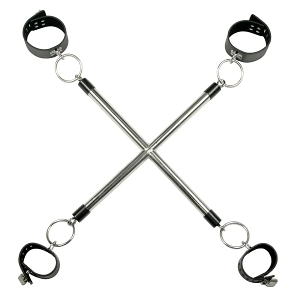 X-Hog Tie Spreader Bar With Bondage Restraints — image 2 of 4