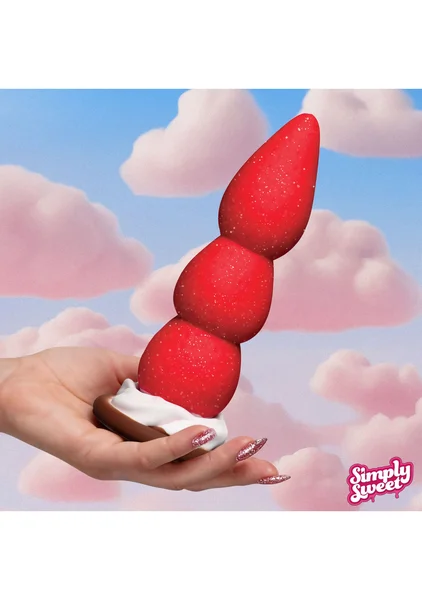 Strawberry Sweet Cream Premium Silicone Dildo — image 2 of 6