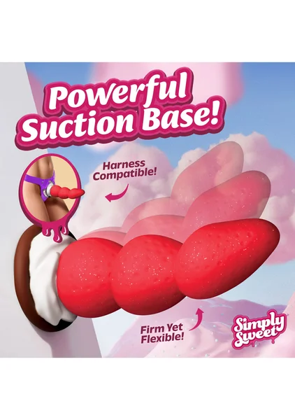 Strawberry Sweet Cream Premium Silicone Dildo — image 4 of 6