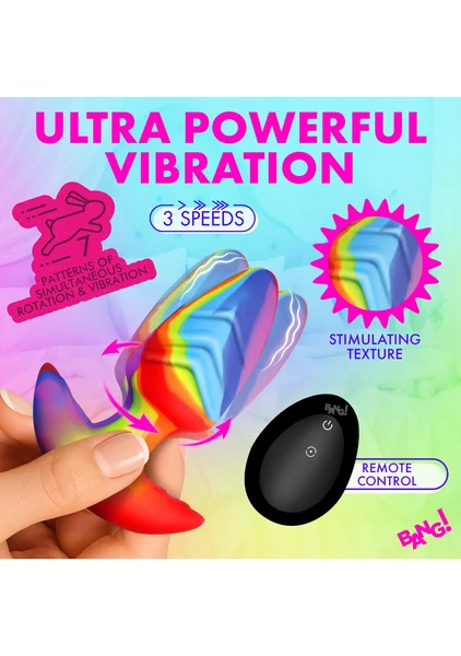 Bang! Rotating and Vibrating Silicone Butt Plug — image 2 of 6