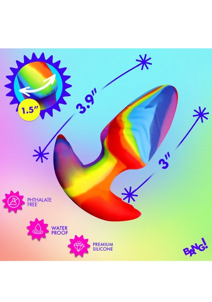 Bang! Rotating and Vibrating Silicone Butt Plug — image 4 of 6