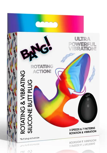 Bang! Rotating and Vibrating Silicone Butt Plug — image 5 of 6