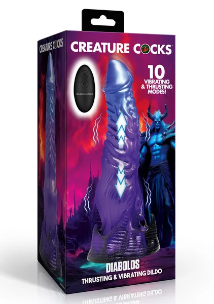 Creature Cocks - Diabolos Thrusting and Vibrating Dildo — image 7 of 7
