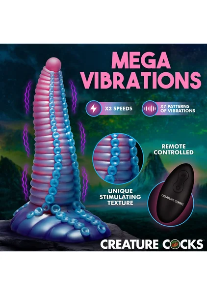Creature Cocks - Mega-Tenta Vibrating Silicone Dildo — image 2 of 6
