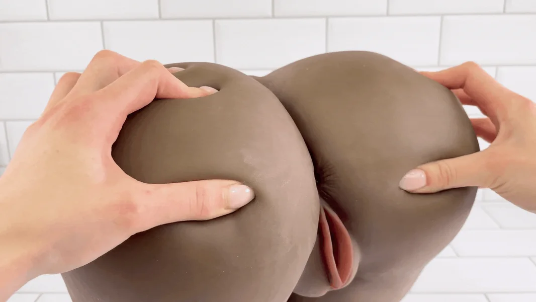 Bottoms Up Doggy Style Pussy Masturbator - Life-Size with Dual Entrances! — image 4 of 10