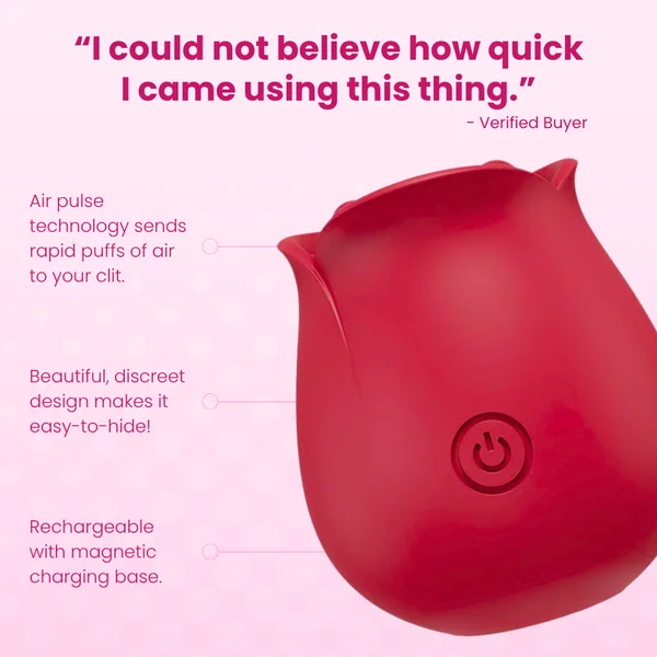Euphoria #1 Selling Rose Sex Toy Air Pulse Stimulator — image 12 of 20