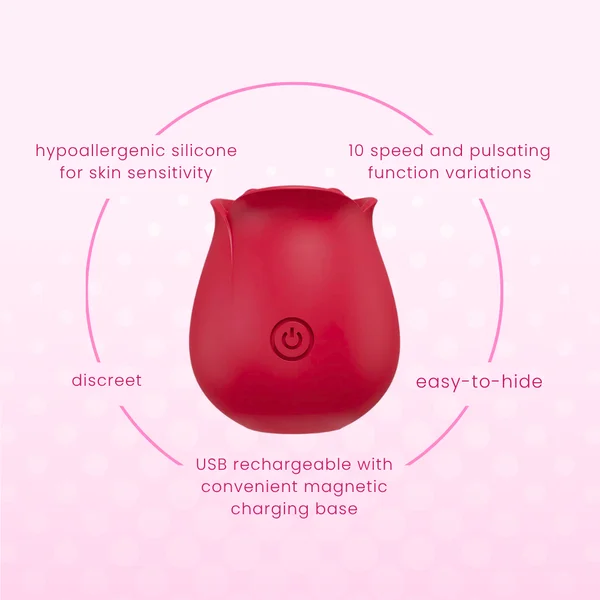 Euphoria #1 Selling Rose Sex Toy Air Pulse Stimulator — image 13 of 20