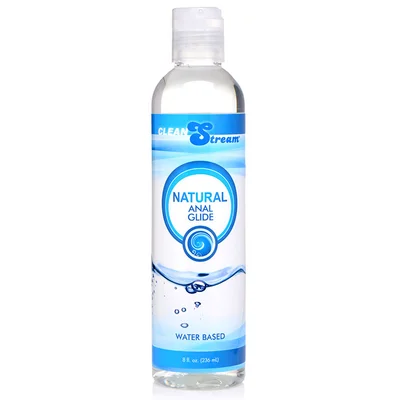 cleanstream natural glide water based lubricant 8oz 236ml