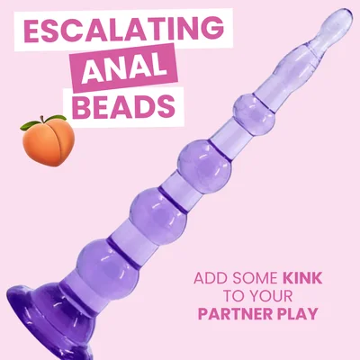 graduated anal beads 2 sizes available