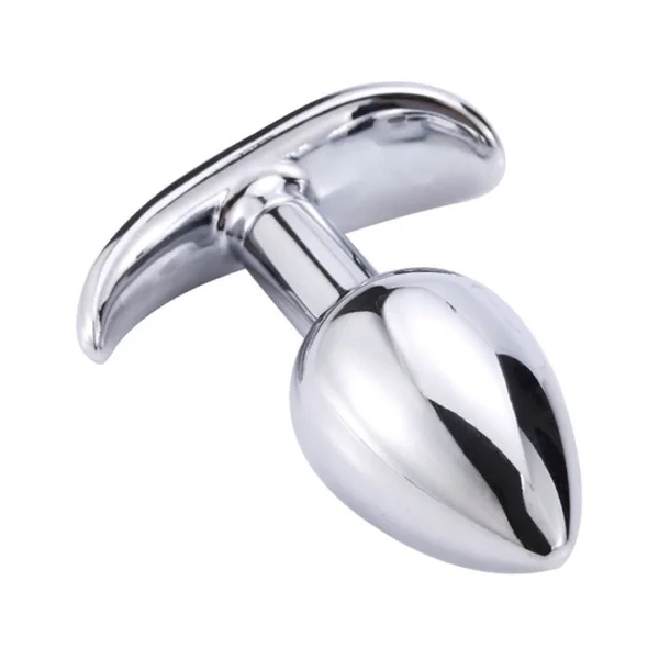 Tapered Metal Butt Plug with Jewel & Detachable Screw Plug - Available in 3 Sizes! — image 3 of 7