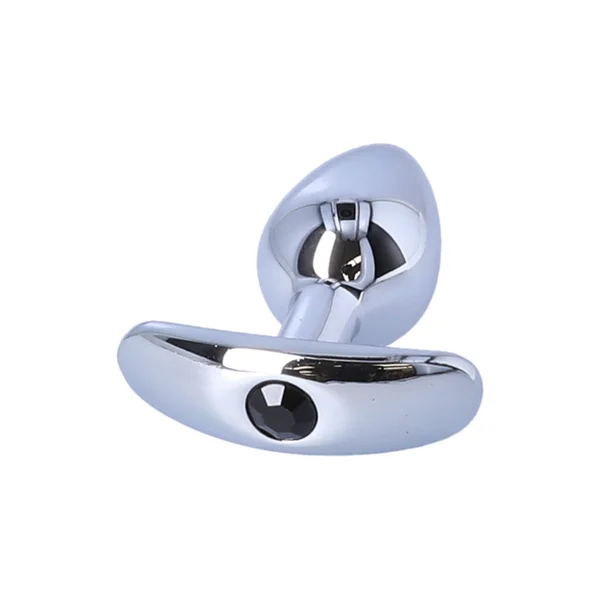 Tapered Metal Butt Plug with Jewel & Detachable Screw Plug - Available in 3 Sizes! — image 6 of 7
