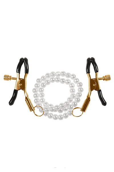 Curious Candy 2.4" Adjustable Nipple Clamps with Pearl Chain — image 3 of 3