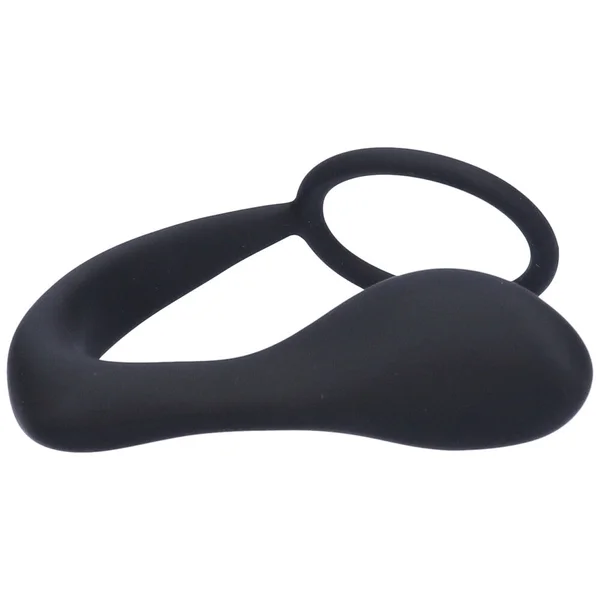 Silicone Prostate Anal Plug and Cock Ring — image 3 of 4