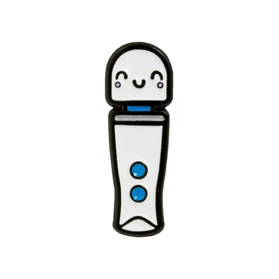 magic wand kawaii micro pin