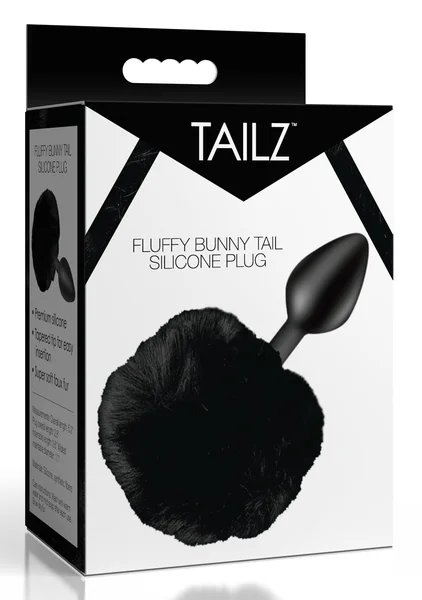 Tailz Fluffy Bunny Tail Silicone Plug — image 5 of 20