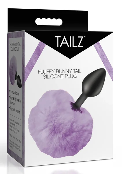 Tailz Fluffy Bunny Tail Silicone Plug — image 10 of 20