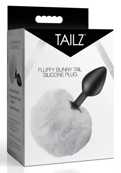 Tailz Fluffy Bunny Tail Silicone Plug — image 20 of 20