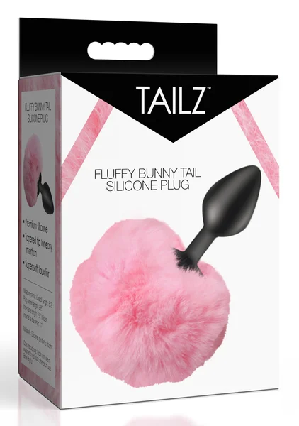 Tailz Fluffy Bunny Tail Silicone Plug — image 15 of 20