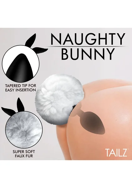 Tailz Fluffy Bunny Tail Silicone Plug — image 18 of 20