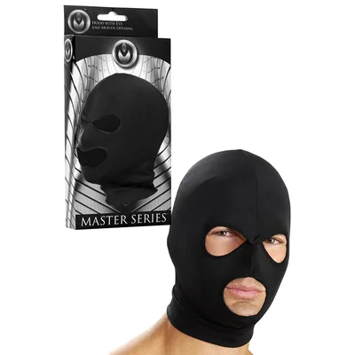 master series spandex hood with eye and mouth holes