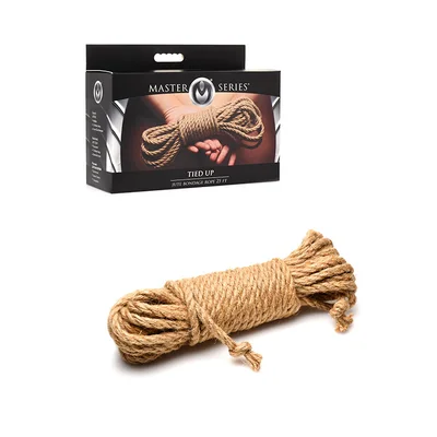 master series tied up 25 jute bondage rope 76m