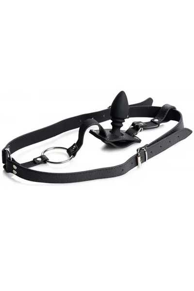 Strict 3.75" Butt Plug & Cock Ring Harness — image 3 of 5