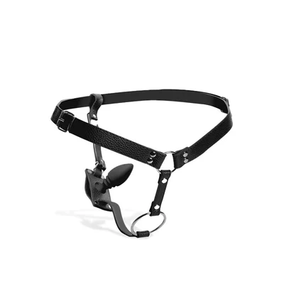 strict 375 butt plug cock ring harness