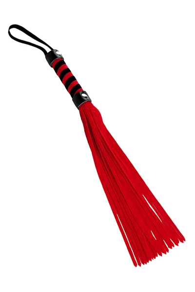 Frisky Short 15.75" Red Suede Touch Flogger — image 2 of 2