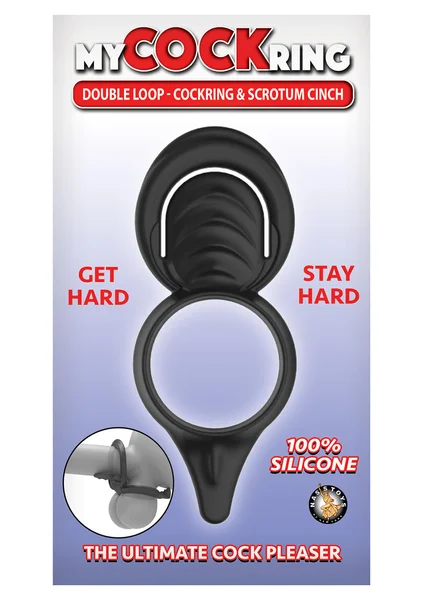 My Cock Ring Double Loop - Cock Ring and Scrotum Cinch — image 4 of 4