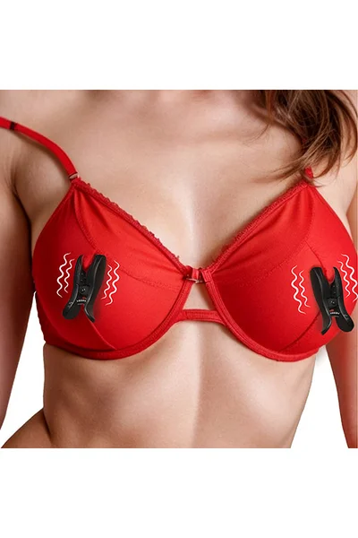 Master Series Dark Grip 2" Vibrating Nipple Clamps — image 4 of 5