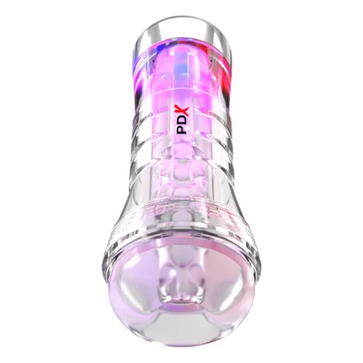 viewtube xxl see thru ez grip led stroker